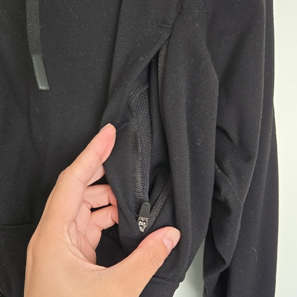 Fabletics Black Zip-Up Hoodie Jacket - Picture 4 of 9